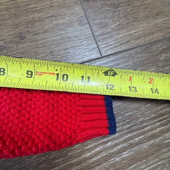 Janie & Jack Boys Holiday Button Down Shirt and Sweater 2T Winter Red Christmas - Picture 7 of 16